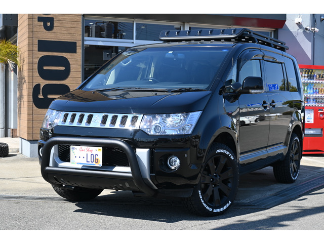 デリカD:5 2.4 G パワーパッケージ 4WD 新品ルーフラック タイヤ ブルバー付き