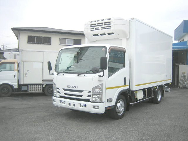 エルフ  ワイドロング中温冷凍車・格納パワーゲート