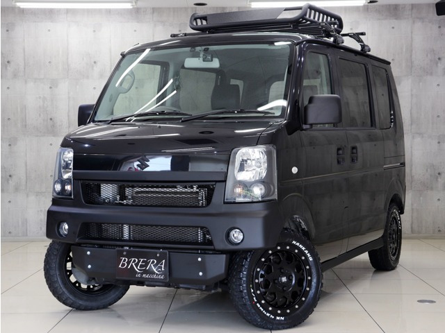 エブリイワゴン PZターボ 4WD 新品タイヤ新品Rラックテ-ルブラック
