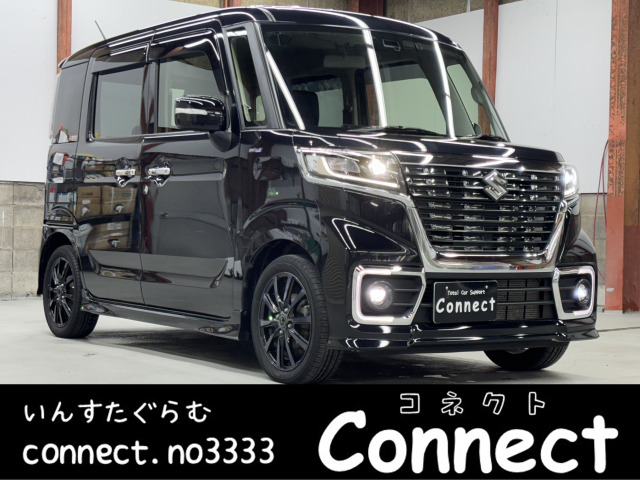 スペーシアカスタム ハイブリッド(HYBRID)  XSターボ Bluetoothナビ ETC クルコン