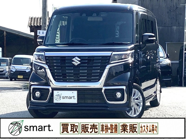スペーシアカスタム ハイブリッド(HYBRID)  GS セーフティ/電スラ/ナビ/後席モニター