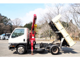 キャンター ダンプ 4段クレーン付ダンプ ラジコン 積載3t