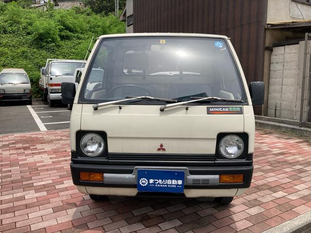 三菱 ミニキャブトラック 4速MT 作業灯 荷台マット付き 三方開 の中古