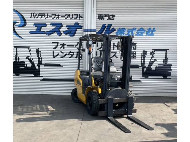 三菱ロジスネクスト エンジンフォークリフト 3.0M  2.5t 全回転フォーク