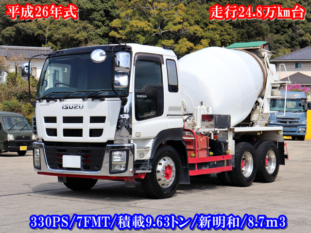 ギガ  10t コンクリートミキサー車