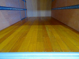 荷台内寸:450×208×211 トランテックス/V039J35-01 R観音扉 左サイドスライドドア(195cm/123cm) ラッシングレール2段(60cm/120cm) 荷室LED灯2個