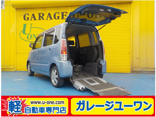 ワゴンR ウィズ 車いす移動車 リヤシート無 電動固定式 
