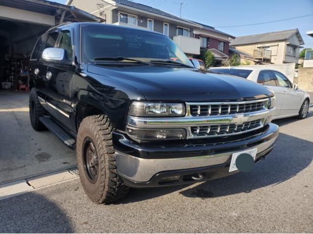 タホ LT 4WD ブラウン内装 社外ヘッドライトレンズ