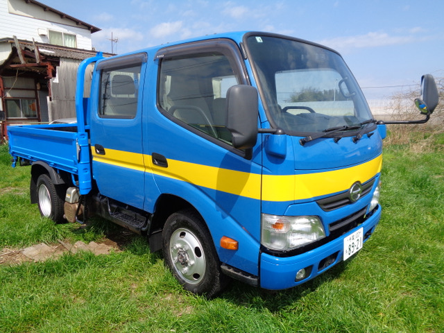デュトロ 4.0 ダブルキャブ 高床 ディーゼル 4WD Wキャブ車検付き 4WD 総仕上げ済み
