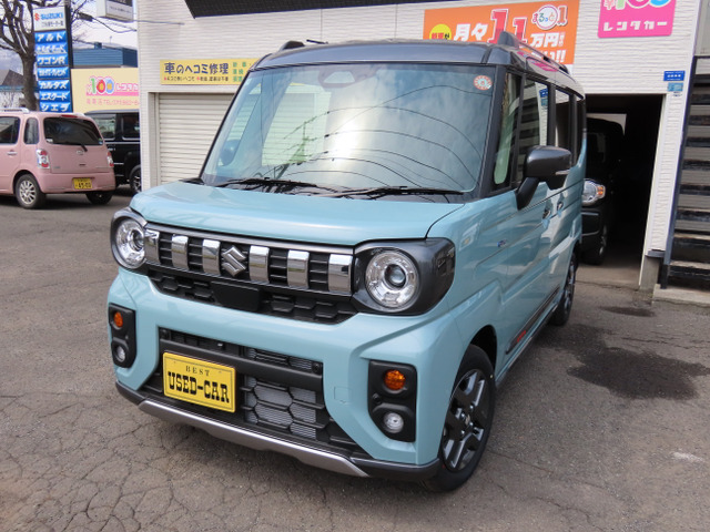 スペーシアギア ハイブリッド(HYBRID) XZターボ 4WD 届出済未使用車 スズキ全方位モ...