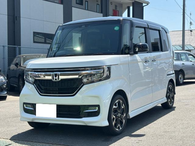 N-BOXカスタム G L ターボ ホンダセンシング 車検二年渡しバックカメラ ETC ナビ付