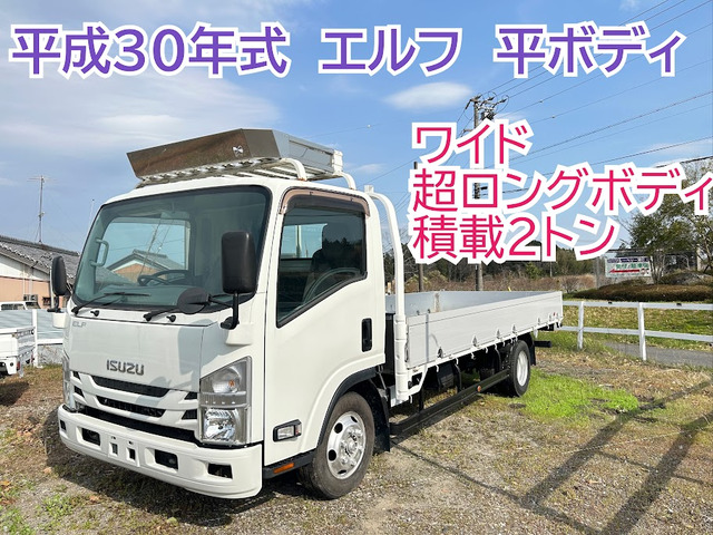 エルフ  平ボディ ワイド 超ロング 6MT