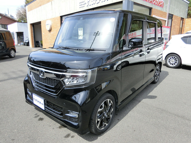 N-BOXカスタム G EX ターボ ホンダセンシング 社外ナビ・バックカメラ、ETC