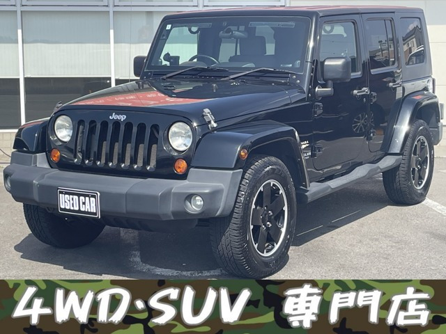ラングラー アンリミテッド サハラ 4WD ナビカメラETC純正アルミ&ジオランダー