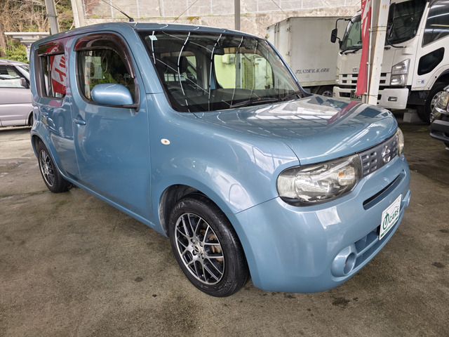 日産 キューブ 1.5 15X インディゴプラスプラズマ アッシュブルー 社外