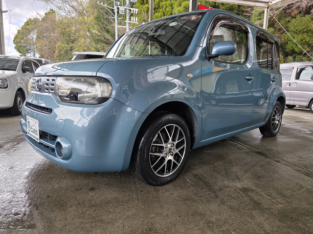 日産 キューブ 1.5 15X インディゴプラスプラズマ アッシュブルー 社外