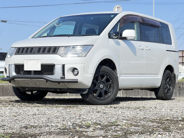 デリカD:5 2.4 G プレミアム 4WD MMCSナビ フリップダウン 社外アルミ