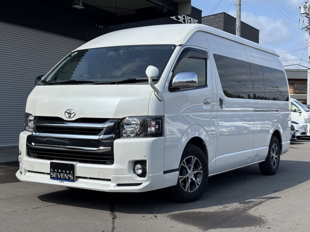 ハイエース 2.7 グランドキャビン 4WD プッシュスタート 社外ナビ フルセグTV