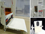 垂直パワーゲート 600kg 新明和/RE06-1133 長:100cm/有効長:87cm 幅:158cm 左リア支柱PG上下スイッチ 左シャシリアPGスイッチコード