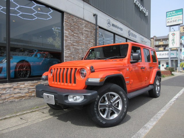 ラングラー アンリミテッド サハラ 2.0L スカイワンタッチパワートップ 4WD D車 1オ...
