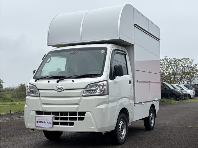 ハイゼットトラック  キッチンカー 8ナンバー シンク3個 タンク2個 換気扇 外部電源 ...