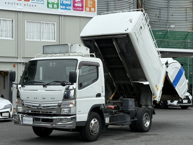 キャンター 塵芥車 新明和巻き込み式パッカー 6.5㎥