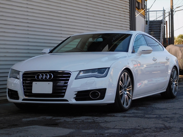 A7スポーツバック 3.0 TFSI クワトロ 4WD 車高調ローダウン 20インチ