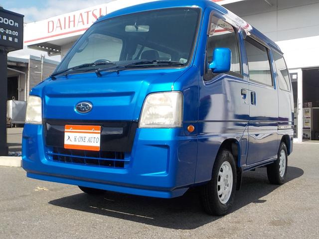 サンバー トランスポーター スーパーチャージャー オートマ 社外12インチアルミホイール
