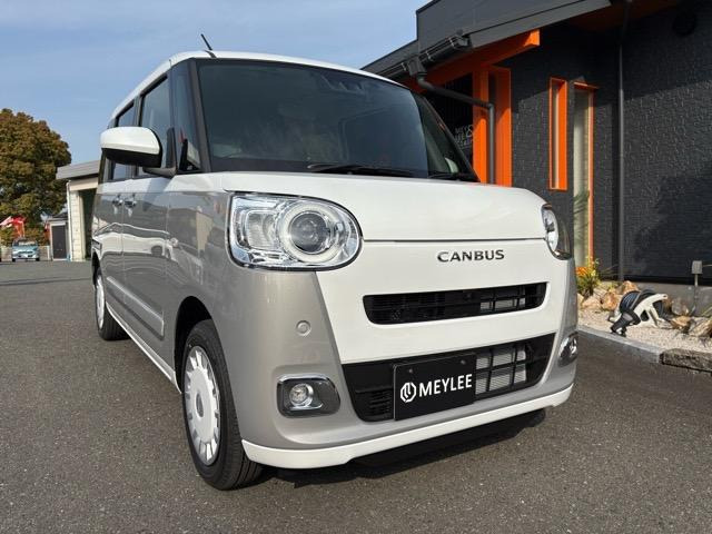ムーヴキャンバス ストライプス G 展示車 7インチナビTV シートヒーター