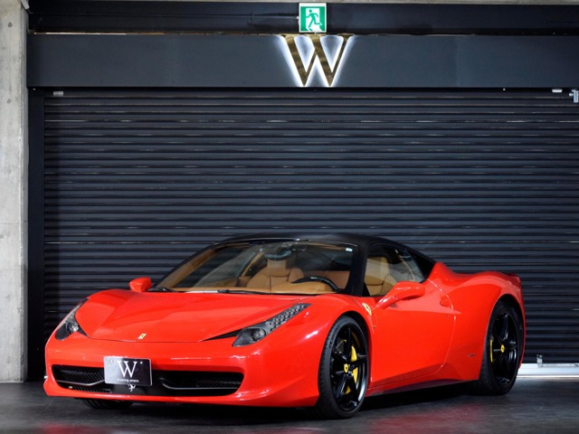 458イタリア F1 DCT EU並行/カーボンLEDステアリング/