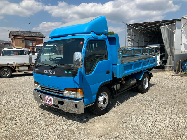 いすゞ エルフ 花見台ローダーダンプ3.5tワイドボディ の中古車