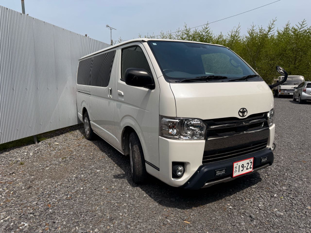 ハイエースバン 2.0 スーパーGL ダークプライムII ロング 距離浅 ナビ Bカメラ ETC TRD