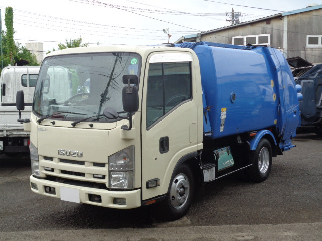 エルフ 塵芥車 2t積 極東製プレスパッカー車4.2立米