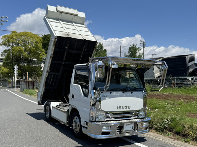 エルフ 3.0 強化ダンプ フルフラットロー ディーゼル 最大積載量 3000kg・車検付