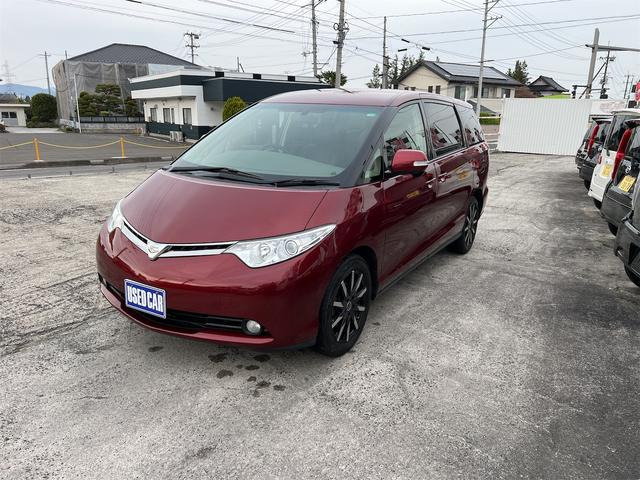 エスティマ 2.4 G 4WD アルパイン9インチナビ・TV・Bカメラ