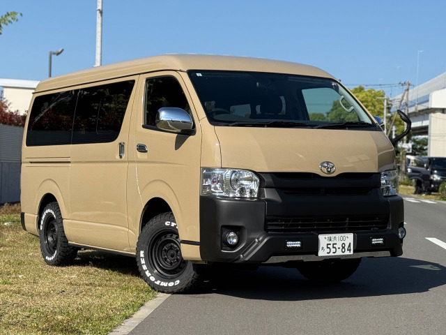ハイエースバン 2.7 スーパーGL ワイド ロング ミドルルーフ 4WD アースカラー ナビ ...