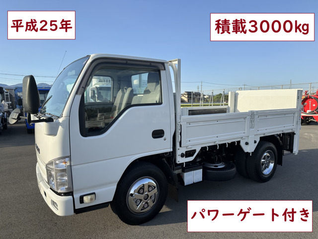 エルフ  平ボディ パワーゲート付き 3tトラック