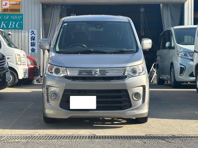 ワゴンRスティングレー T 車高調・社外AW!デカナビ!