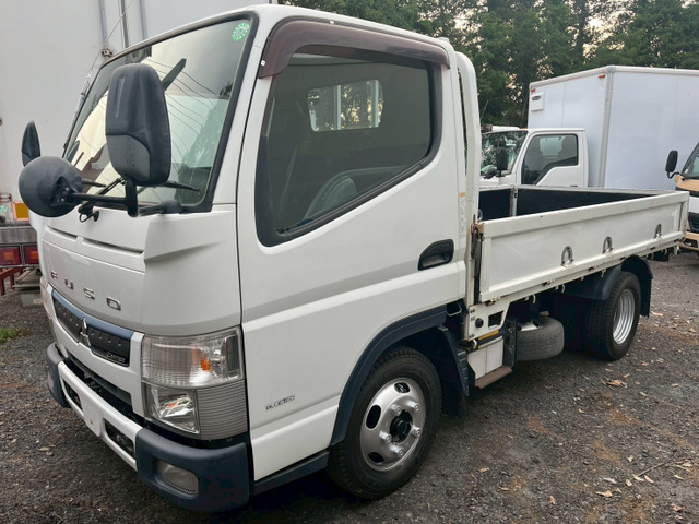 キャンター  10尺平ボデーパブコ製木床3方開あおり