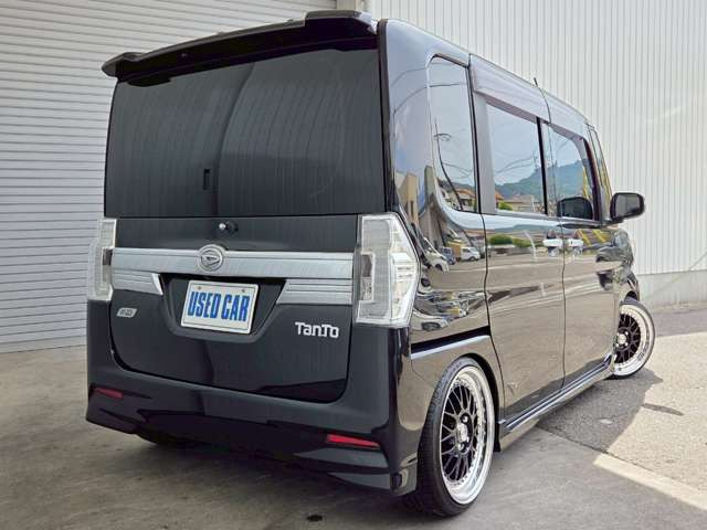 全国送料無料 ダイハツ タントカスタム X カスタム X 16インチアルミ/車高調 タイヤ・ホイール