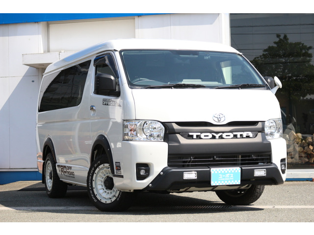ハイエース 2.7 GL ロング ミドルルーフ TRDフロントスポイラー・外パーツ他
