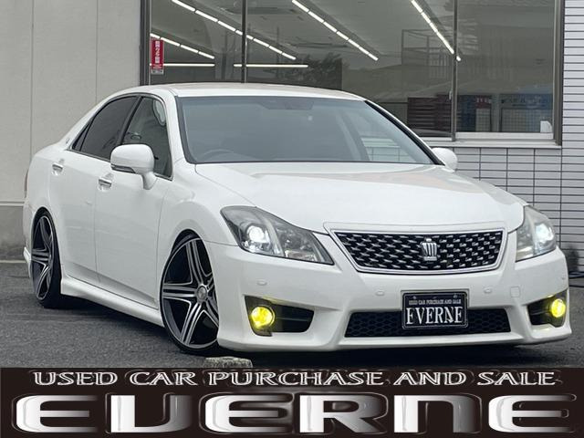 クラウンアスリート 3.5 車高調/19インチアルミ/自社ローン