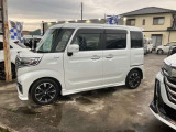 スペーシアカスタム ハイブリッド(HYBRID)  XSターボ ナビTV クルコン LED パトルシフト