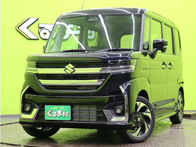 スペーシアカスタム ハイブリッド(HYBRID)  XS 【9型ナビTV★全方位カメラ★未使用車】