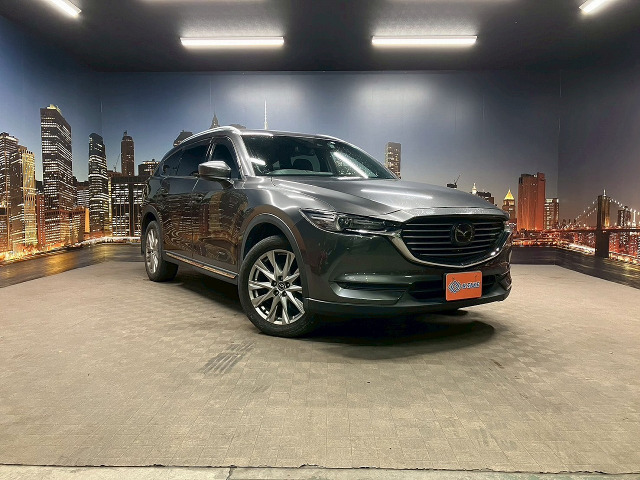 CX-8 2.2 XD Lパッケージ 禁煙車 茶本革 純正SDナビ 6人乗