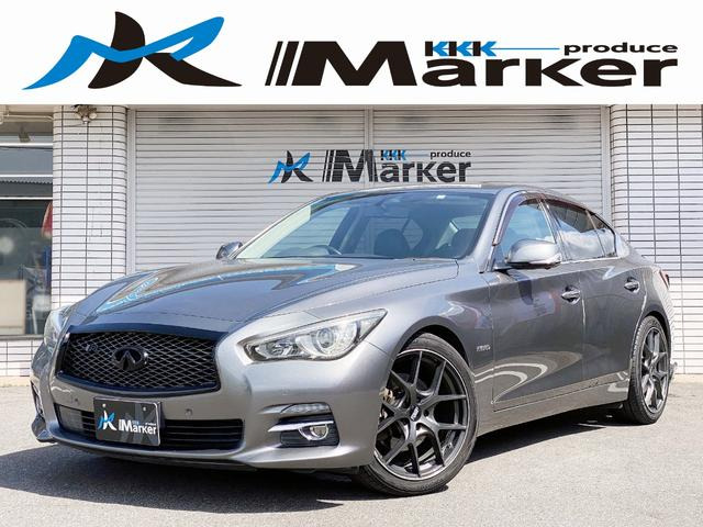 スカイライン 3.5 350GT ハイブリッド タイプP RMP19inchアルミ面一 ローダウン