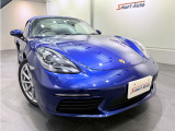 【中古車情報】ポルシェ 718ボクスター PDK ワンオーナー OP180 レザーPKG の中古車詳細（走行距離：3.5万km、カラー：ゲンチアンブルーM、販売地域：東京都江東区東砂）