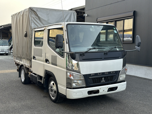キャンター  ダブルキャブ 積載2t 幌付