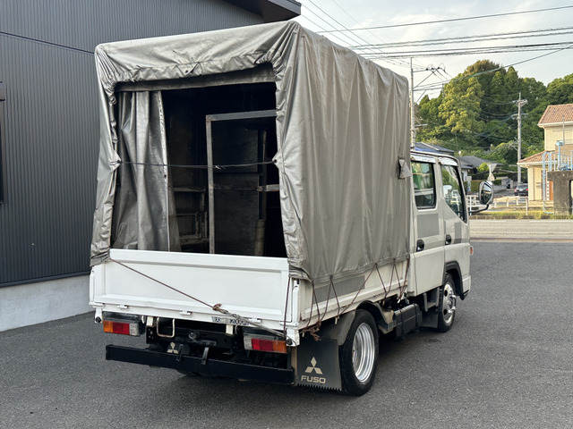 三菱ふそう キャンター ダブルキャブ 積載2t 幌付 の中古車詳細