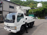 H15 日産 アトラス (イスズエルフOEM) 高所作業車 11m タダノAT-110 走行1.6万km 一部塗装済 中古トラック